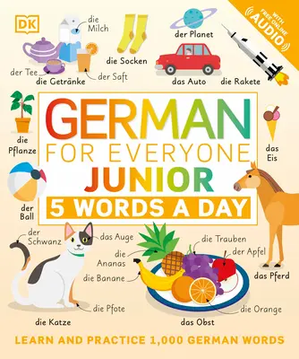 Nemčina pre každého Junior: 5 slovíčok denne - German for Everyone Junior: 5 Words a Day