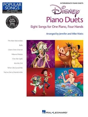 Disneyho klavírne duetá: Piano: Hal Leonard Student Piano Library Popular Songs Series Intermediate 1 Piano, 4 Hands - Disney Piano Duets: Hal Leonard Student Piano Library Popular Songs Series Intermediate 1 Piano, 4 Hands