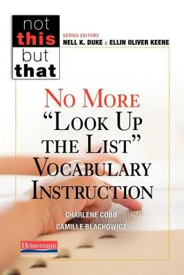 Už žiadne vyhľadávanie v zozname Výučba slovnej zásoby - No More Look Up the List Vocabulary Instruction