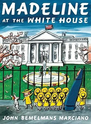 Madeline v Bielom dome - Madeline at the White House