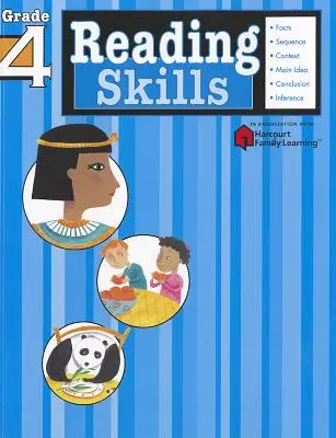 Čitateľské zručnosti: Grade 4 (Flash Kids Harcourt Family Learning) - Reading Skills: Grade 4 (Flash Kids Harcourt Family Learning)