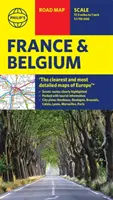 Philip's Road Map Francúzsko a Belgicko - Philip's Road Map France and Belgium