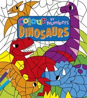 Vyfarbuj podľa čísel: Dinosaury - Colour by Numbers: Dinosaurs