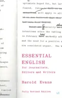 Essential English: Pre novinárov, redaktorov a spisovateľov - Essential English: For Journalists, Editors and Writers