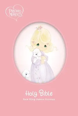 NKJV, Biblia pre malé ruky Precious Moments, ružová, tvrdá väzba, pohodlná tlač: Svätá Biblia, Nová verzia kráľa Jakuba - Nkjv, Precious Moments Small Hands Bible, Pink, Hardcover, Comfort Print: Holy Bible, New King James Version