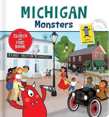 Michiganské príšery: Kniha o hľadaní a nachádzaní - Michigan Monsters: A Search and Find Book