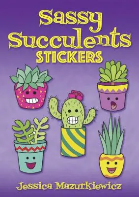 Nálepky so samolepkami Sassy Succulents - Sassy Succulents Stickers