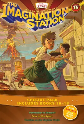Knižky Imagination Station 3-Pack: Deň skazy v Pompejach / V strachu z kopije / Problémy v sirotskom vlaku - Imagination Station Books 3-Pack: Doomsday in Pompeii / In Fear of the Spear / Trouble on the Orphan Train
