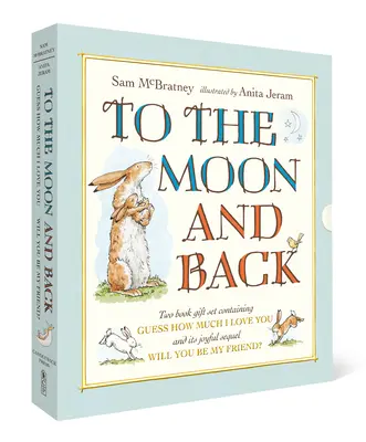 Na mesiac a späť: Hádaj, ako veľmi ťa mám rád a Budeš mojím priateľom? Slipcase - To the Moon and Back: Guess How Much I Love You and Will You Be My Friend? Slipcase