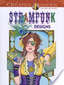 Creative Haven Steampunkové vzory Omaľovánky - Creative Haven Steampunk Designs Coloring Book