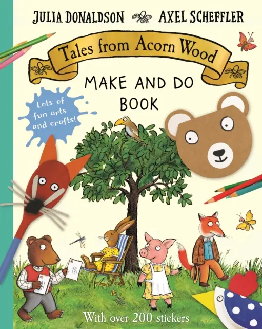 Príbehy zo žaluďového lesa Make and Do Book - Tales from Acorn Wood Make and Do Book