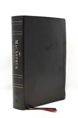 Nasb, MacArthur Study Bible, 2nd Edition, Leathersoft, Black, Thumb Indexed, Comfort Print: Odhaľovanie Božej pravdy jeden verš za druhým - Nasb, MacArthur Study Bible, 2nd Edition, Leathersoft, Black, Thumb Indexed, Comfort Print: Unleashing God's Truth One Verse at a Time
