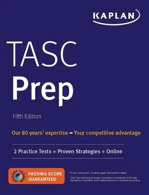 Tasc Prep: 2 cvičné testy + osvedčené stratégie + online - Tasc Prep: 2 Practice Tests + Proven Strategies + Online