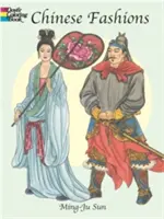 Čínske módy Omaľovánky - Chinese Fashions Coloring Book