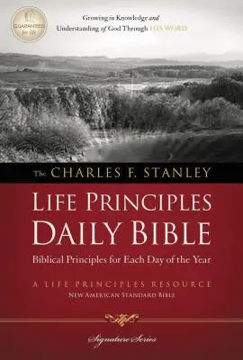 Charles F. Stanley Životné princípy Denná Biblia-NASB - Charles F. Stanley Life Principles Daily Bible-NASB