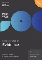 Základné zákony o dokazovaní 2018-19 - Core Statutes on Evidence 2018-19