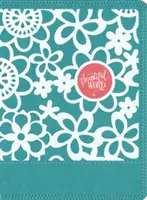 Niv, Beautiful Word Coloring Bible for Girls, Leathersoft Over Board, Teal: Hundreds of Verses to Color
