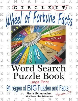 Zakrúžkujte, Koleso šťastia, hľadanie slov, puzzle kniha - Circle It, Wheel of Fortune Facts, Word Search, Puzzle Book