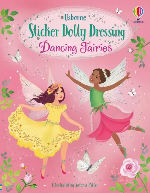 Samolepky pre bábiky Tancujúce víly - Sticker Dolly Dressing Dancing Fairies