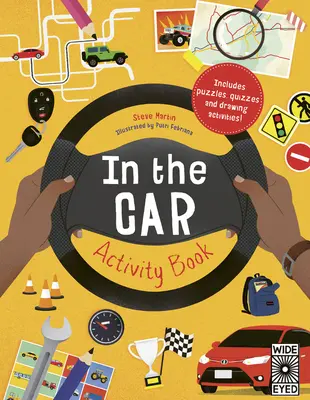 Kniha aktivít v aute: Obsahuje hádanky, kvízy a kresliace aktivity! - In the Car Activity Book: Includes Puzzles, Quizzes and Drawing Activities!