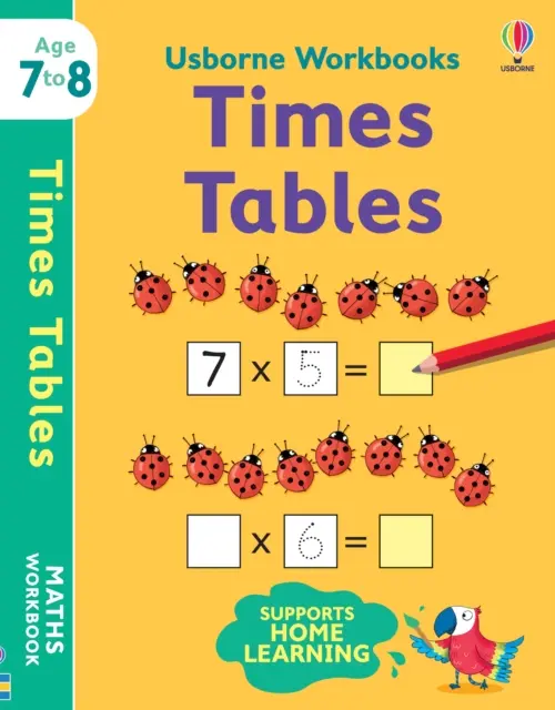 Usborne pracovné zošity Časové tabuľky 7-8 - Usborne Workbooks Times Tables 7-8