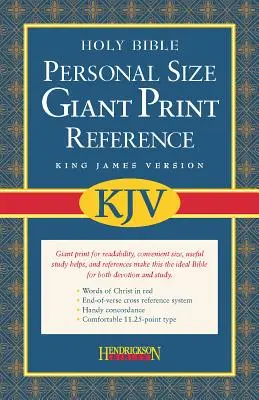 Osobná veľkosť Biblie s obrovskou tlačou-KJV - Personal Size Giant Print Reference Bible-KJV