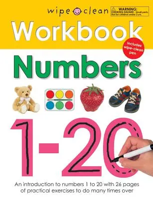 Pracovný zošit Wipe Clean Čísla 1-20 [s perom Wipe Clean Pen] - Wipe Clean Workbook Numbers 1-20 [With Wipe Clean Pen]