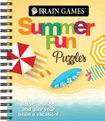 Hry na mozog - Letné zábavné hádanky: Hravé hry pre deti - Oddýchnite si, relaxujte a doprajte svojmu mozgu dovolenku - Brain Games - Summer Fun Puzzles: Relax, Unwind, and Give Your Brain a Vacation