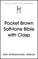 NIV Vrecková Biblia hnedej farby so zapínaním na sponu (nové vydanie) - NIV Pocket Brown Soft-tone Bible with Clasp (new edition)