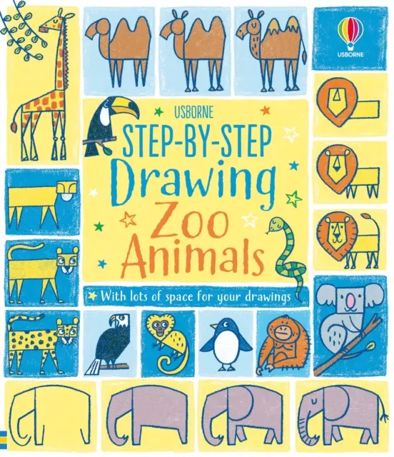 Kreslenie zvierat v zoo krok za krokom - Step-by-step Drawing Zoo Animals