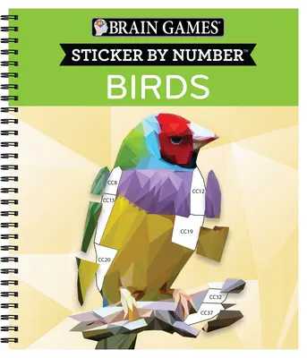 Hry na mozog - Nálepka podľa čísla: Vtáky (42 obrázkov na nalepenie) - Brain Games - Sticker by Number: Birds (42 Images to Sticker)