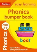Fonetická kniha s nárazníkom Vek 3-5 rokov - ideálna na domáce učenie - Phonics Bumper Book Ages 3-5 - Ideal for Home Learning