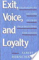 Exit, hlas a lojalita: Reakcie na úpadok vo firmách, organizáciách a štátoch - Exit, Voice, and Loyalty: Responses to Decline in Firms, Organizations, and States