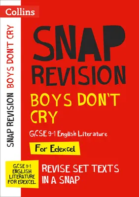 Boys Don't Cry Edexcel GCSE 9-1 English Literature Text Guide - Ideálne na domáce učenie, skúšky v rokoch 2022 a 2023 - Boys Don't Cry Edexcel GCSE 9-1 English Literature Text Guide - Ideal for Home Learning, 2022 and 2023 Exams