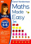 Maths Made Easy: Beginner, Ages 5-6 (Key Stage 1) - Podporuje národné učebné osnovy, cvičebnica matematiky - Maths Made Easy: Beginner, Ages 5-6 (Key Stage 1) - Supports the National Curriculum, Maths Exercise Book