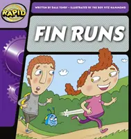 Rýchla fonetika Krok 1: Fin beží (beletria) - Rapid Phonics Step 1: Fin Runs (Fiction)