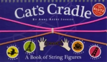 Mačacia kolíska: Knižka strunových figúrok [s tromi farebnými šnúrkami] - Cat's Cradle: A Book of String Figures [With Three Colored Cords]