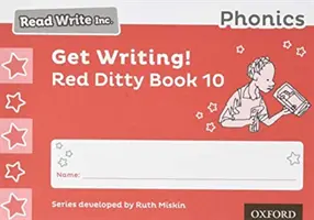 Čítaj, píšeš Inc. Phonics: Get Writing! Red Ditty Book 10 Pack of 10 - Read Write Inc. Phonics: Get Writing! Red Ditty Book 10 Pack of 10