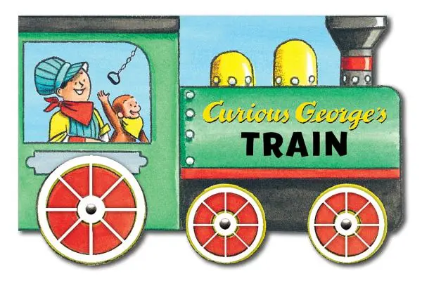 Vlak zvedavého Georgea (Mini Movers Shaped Board Books) - Curious George's Train (Mini Movers Shaped Board Books)