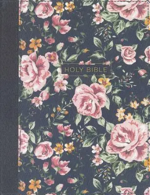 NKJV, Journal the Word Bible, Cloth over Board, Gray Floral, Red Letter Edition, Comfort Print: Biblia na slovo, plátená, sivý kvet, Comfort Print: Premýšľajte, píšte si denník alebo vytvárajte umelecké diela vedľa svojej obľúbenej - NKJV, Journal the Word Bible, Cloth Over Board, Gray Floral, Red Letter Edition, Comfort Print: Reflect, Journal, or Create Art Next to Your Favorite