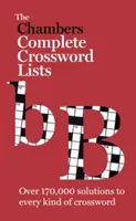Chambersove krížovky - nové vydanie - kniha - The Chambers Crossword Lists - New Edition - Book