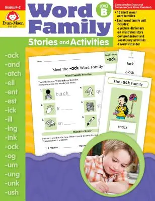 Príbehy a aktivity pre slovné rodiny úroveň B - Word Family Stories & Activities Level B
