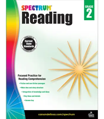 Pracovný zošit Spektrum Čítanie, 2. ročník - Spectrum Reading Workbook, Grade 2