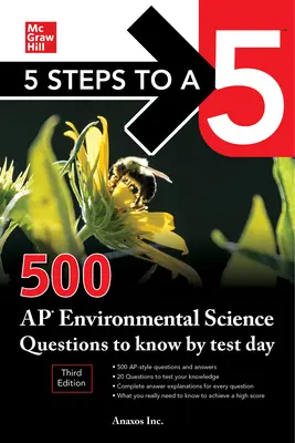 5 krokov k päťke: 500 otázok AP Environmental Science, ktoré musíte vedieť do dňa testu, tretie vydanie - 5 Steps to a 5: 500 AP Environmental Science Questions to Know by Test Day, Third Edition