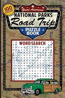 Veľká kniha o cestách po amerických národných parkoch - Great American National Parks Road Trip Puzzle Book