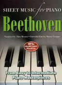 Ludwig Van Beethoven: Noty pre klavír: Viac ako 25 majstrovských diel - Ludwig Van Beethoven: Sheet Music for Piano: From Easy to Advanced; Over 25 Masterpieces