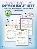Piano Teacher's Resource Kit: Reprodukovateľné pracovné listy, hry, hádanky a mnoho ďalšieho! - Piano Teacher's Resource Kit: Reproducible Worksheets, Games, Puzzles, and More!