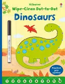 Stierateľné dinosaury s bodkami - Wipe-clean Dot-to-dot Dinosaurs