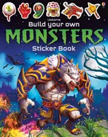 Zostav si vlastné príšerky Kniha samolepiek - Build Your Own Monsters Sticker Book