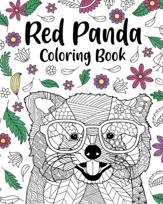 Červená panda Omaľovánka - Red Panda Coloring Book